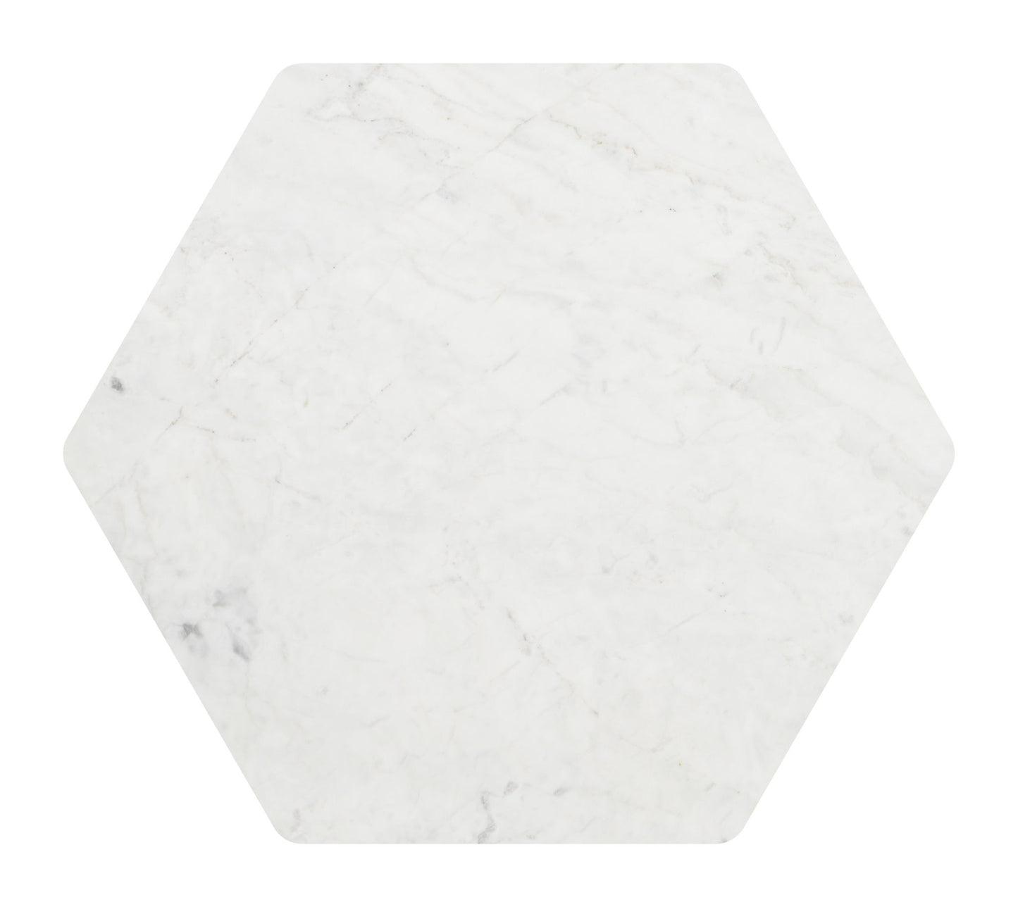 Bisel - Side Table - White / Walnut