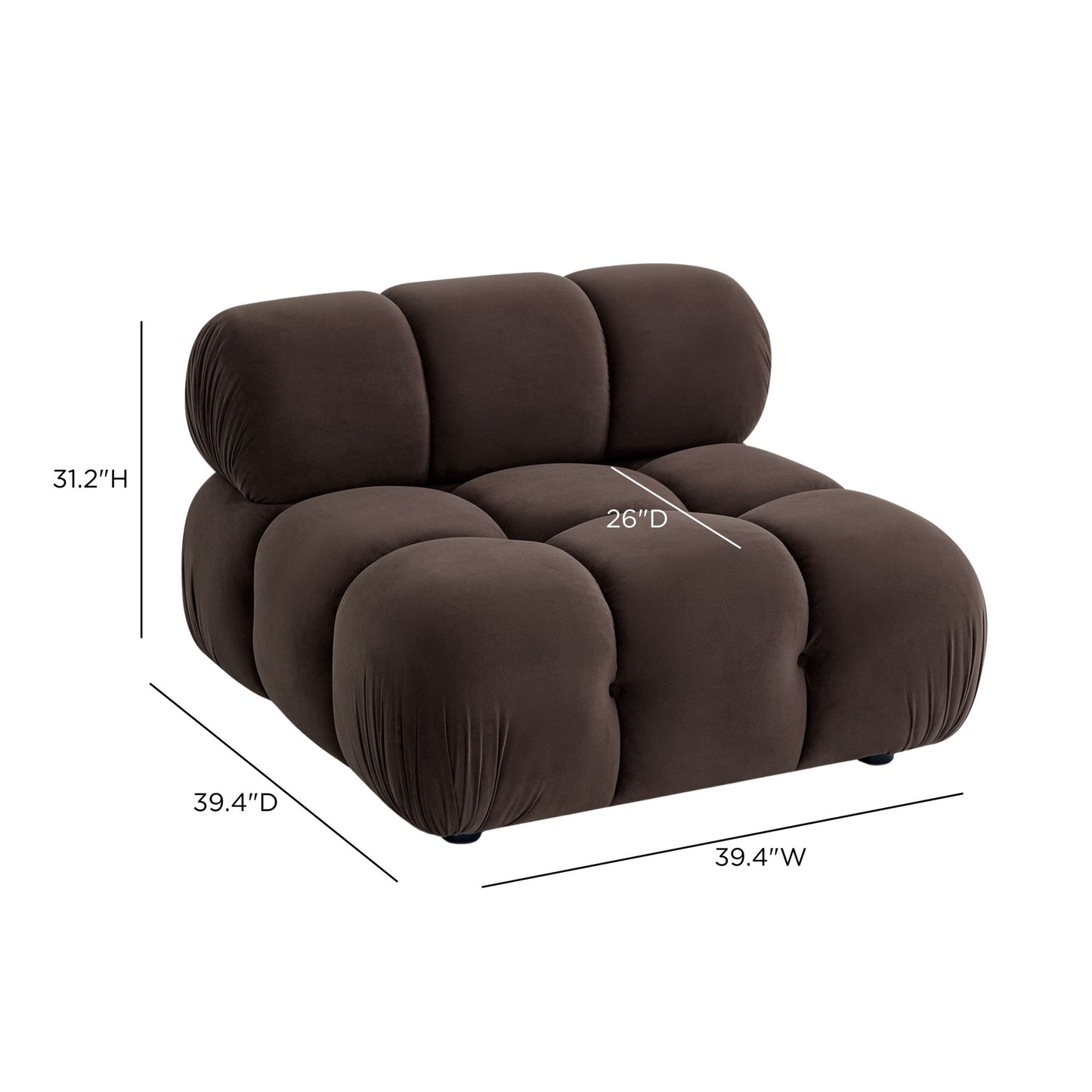 Calliope - Modular Armless Chair