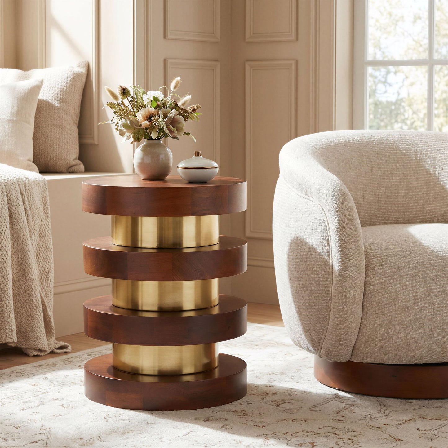 Marigot - Side Table - Brown