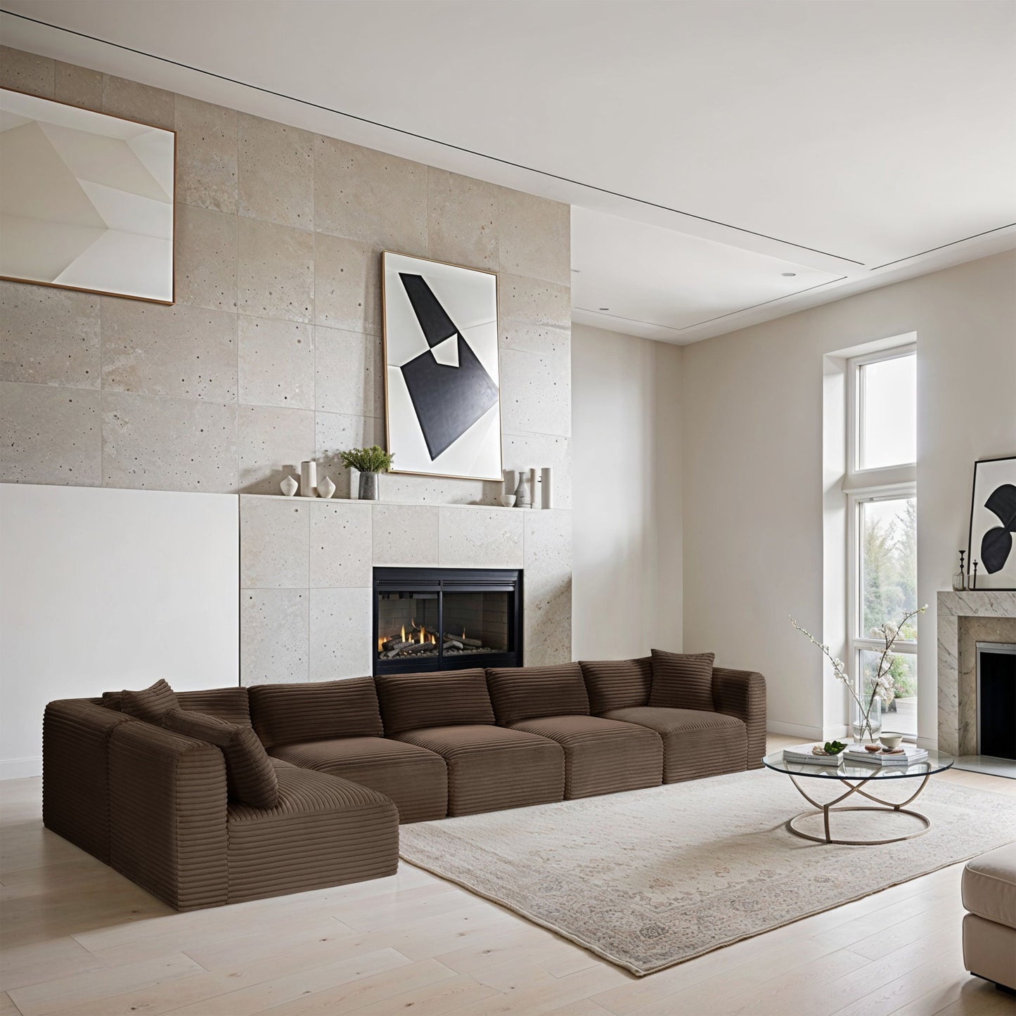 Shaggy - 6 Piece Modular Sectional