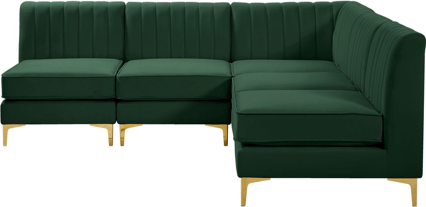 Alina - 5 Piece Armless Sectional