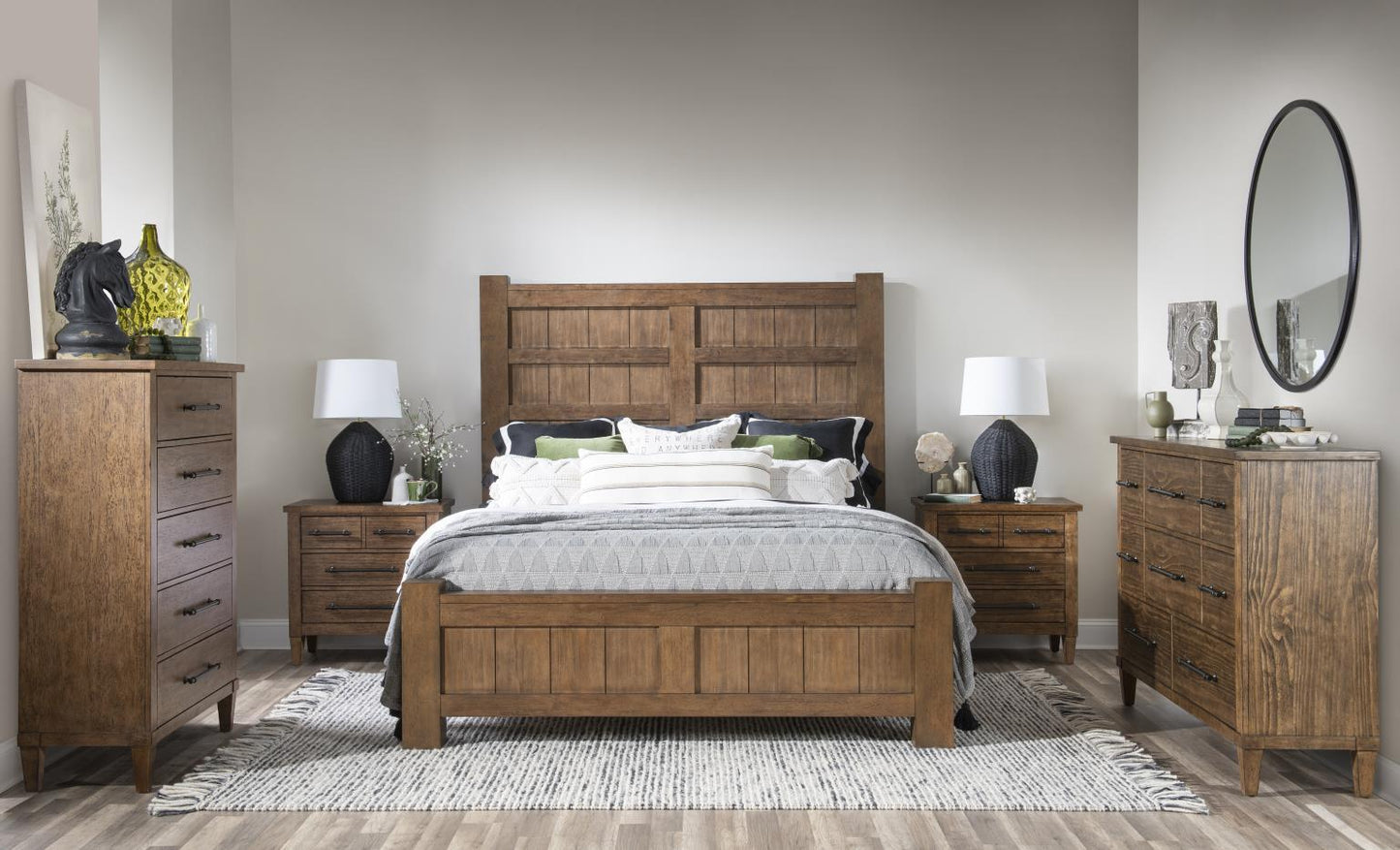 Artisan's Place - Bedside Chest - Vintage Pine Ironwood