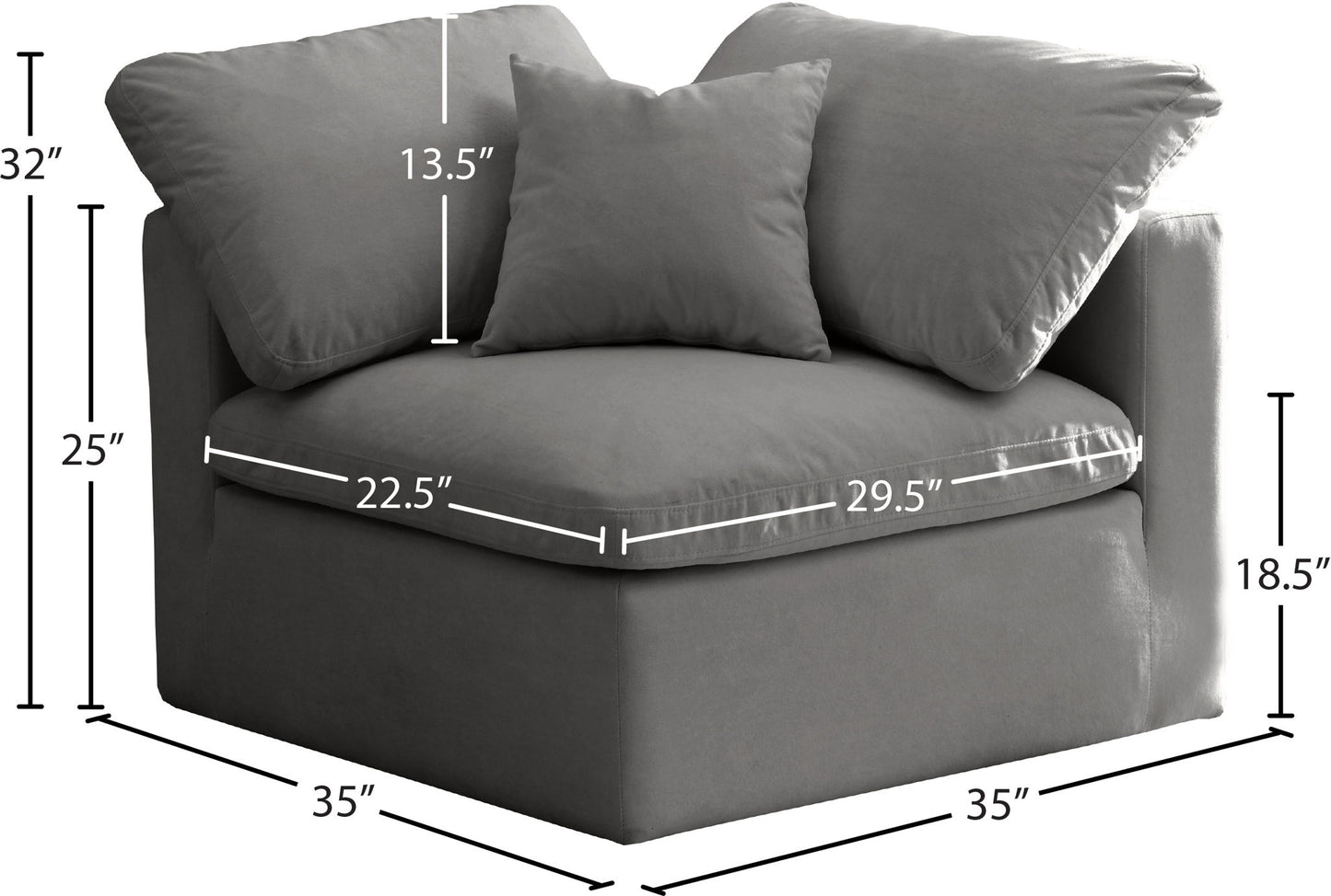 Plush - Modular Corner Chair
