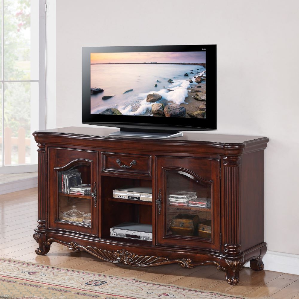 Remington - TV Stand - Brown Cherry