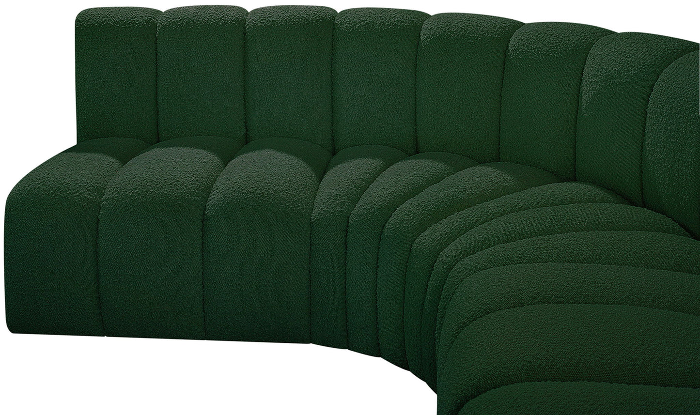 Arc - Boucle Fabric 8 Piece Modular Sofa