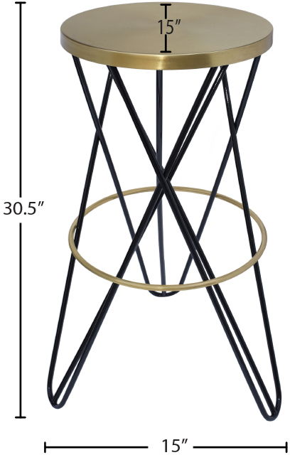 Mercury - Iron Bar Stool
