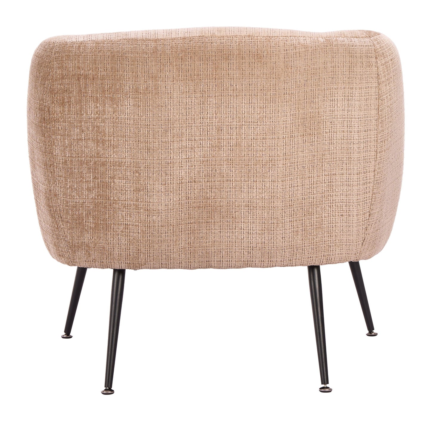 Racine - Accent Chair - Linen Beige / Brown