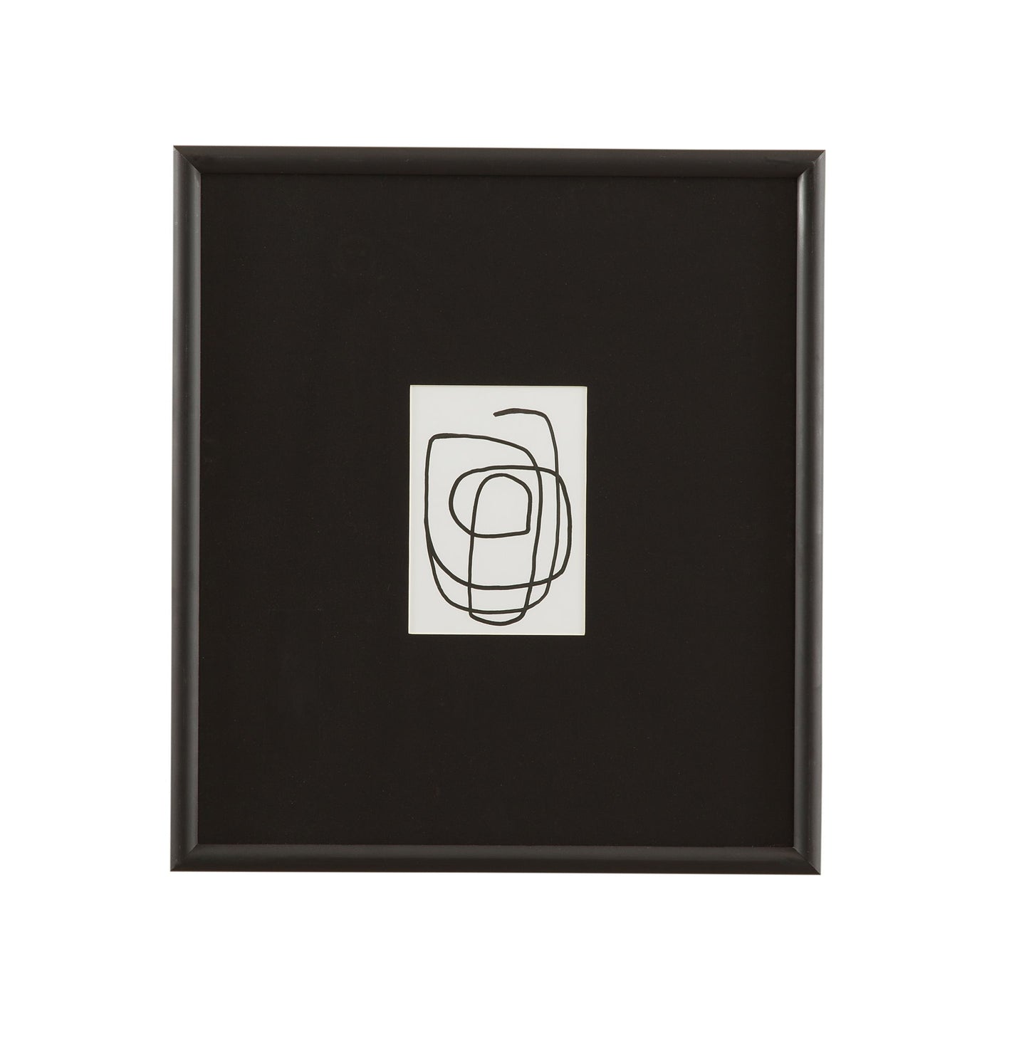 Form Study II Framed Print - Black