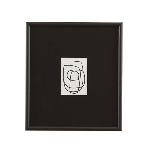 Form Study II Framed Print - Black
