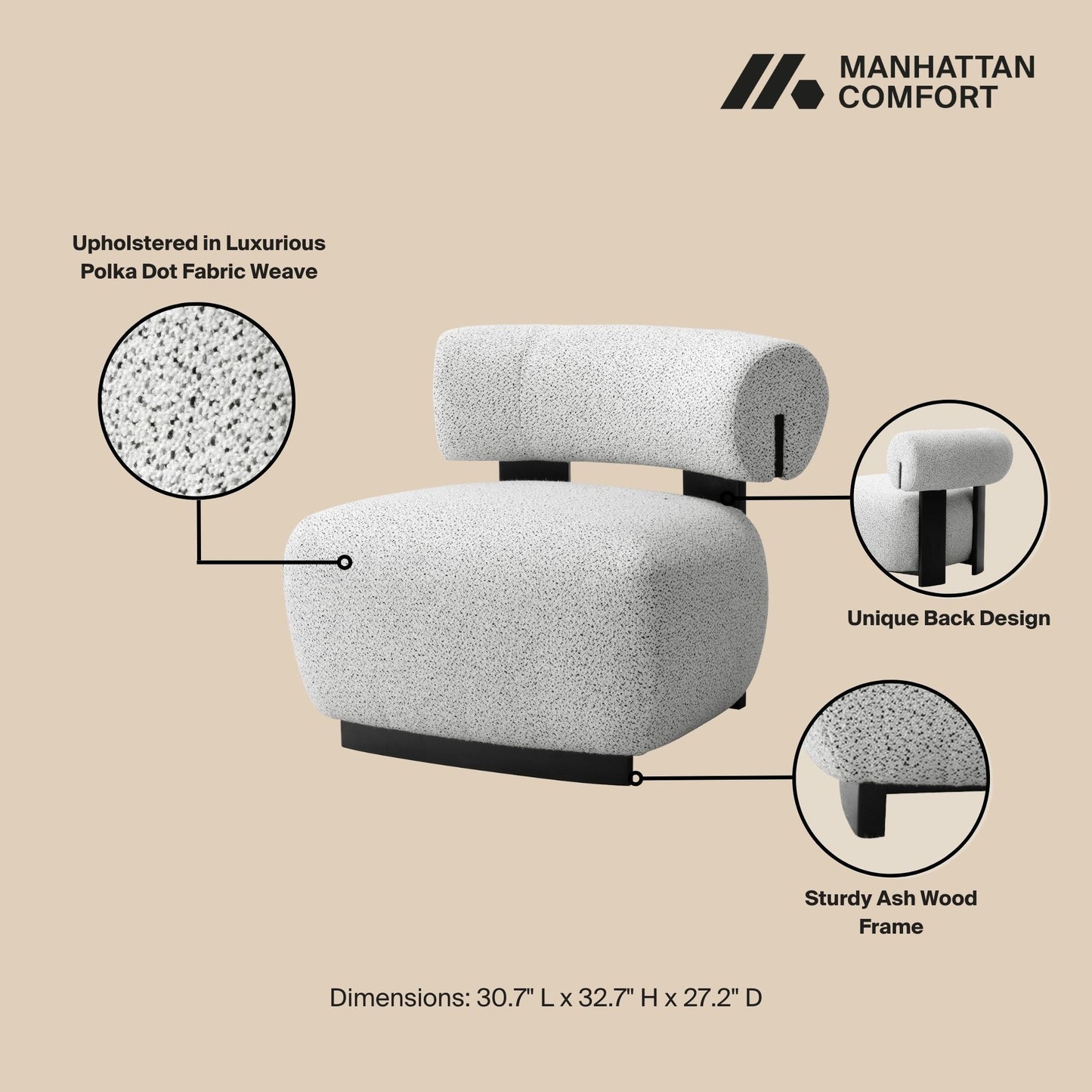Manhattan Bartow - Lounge Chair