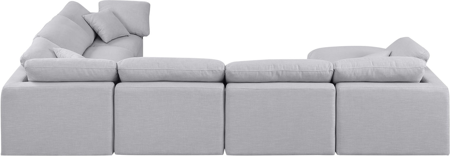 Indulge - Linen 7 Piece Modular Sectional
