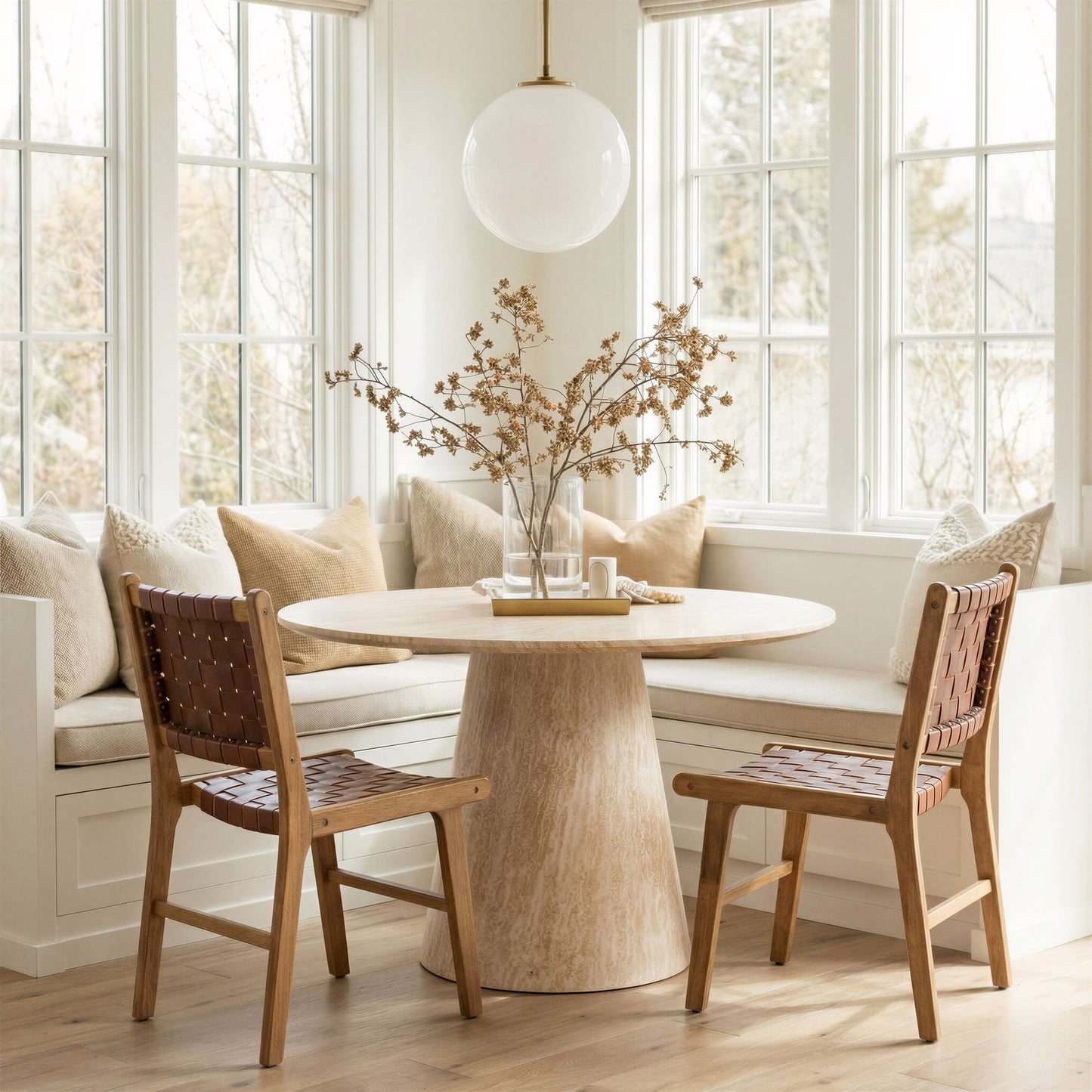 Feder - Dining Chair (Set of 2) - Brown