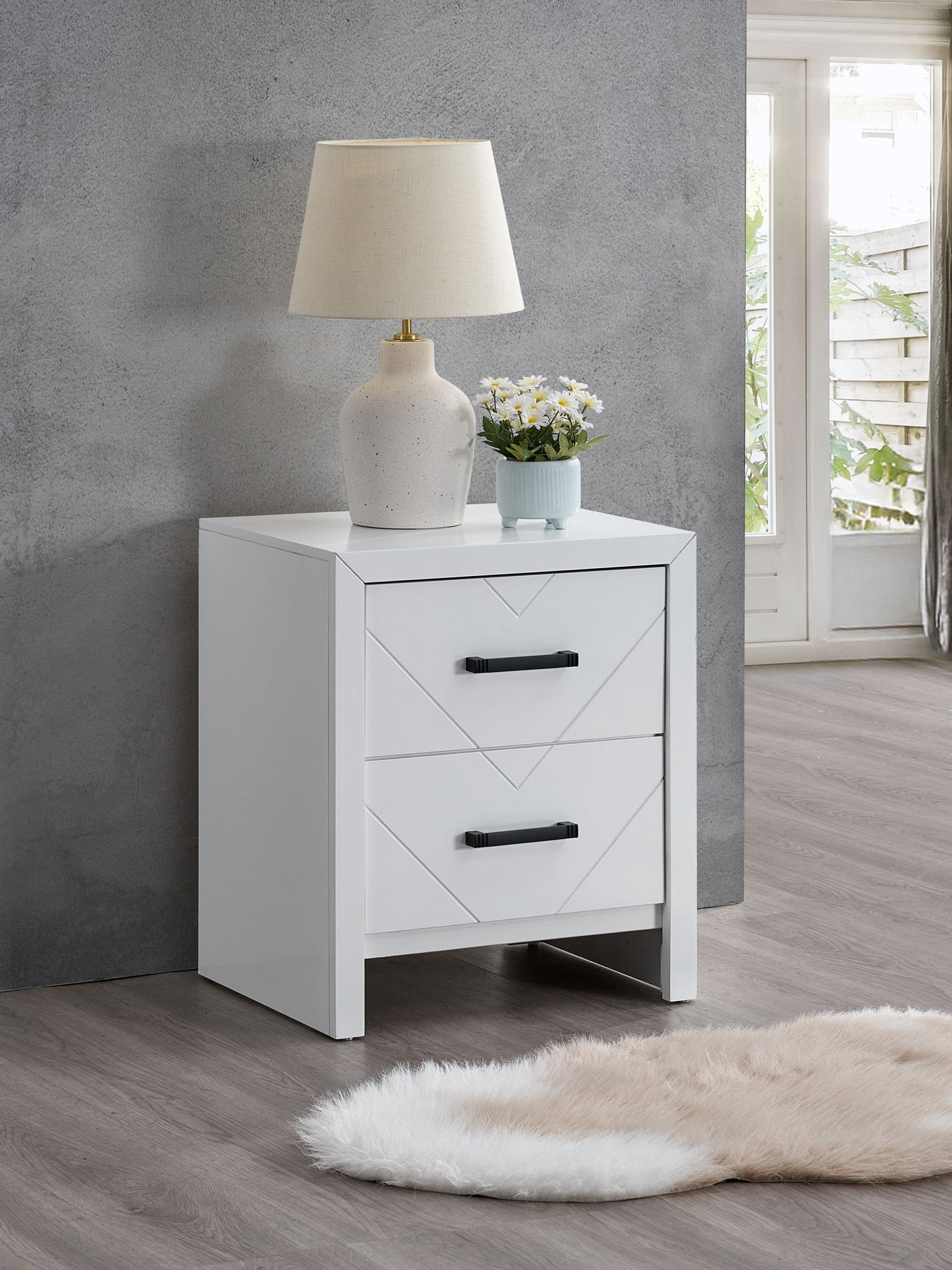 Morris - 2 Drawer Nightstand