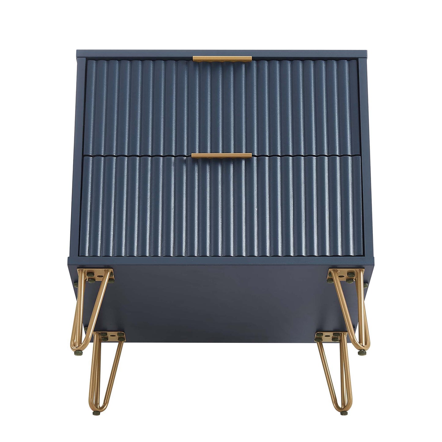 Manhattan Dumbo - Fluted 2-Drawer Nightstand