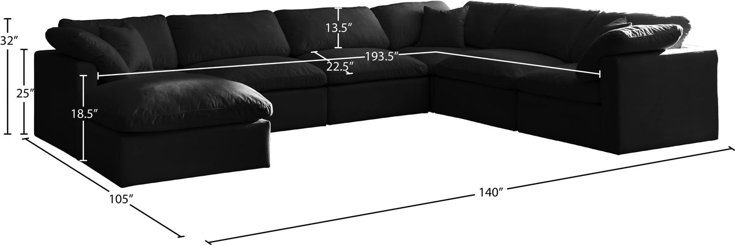 Plush - 7 Piece Modular Sectional