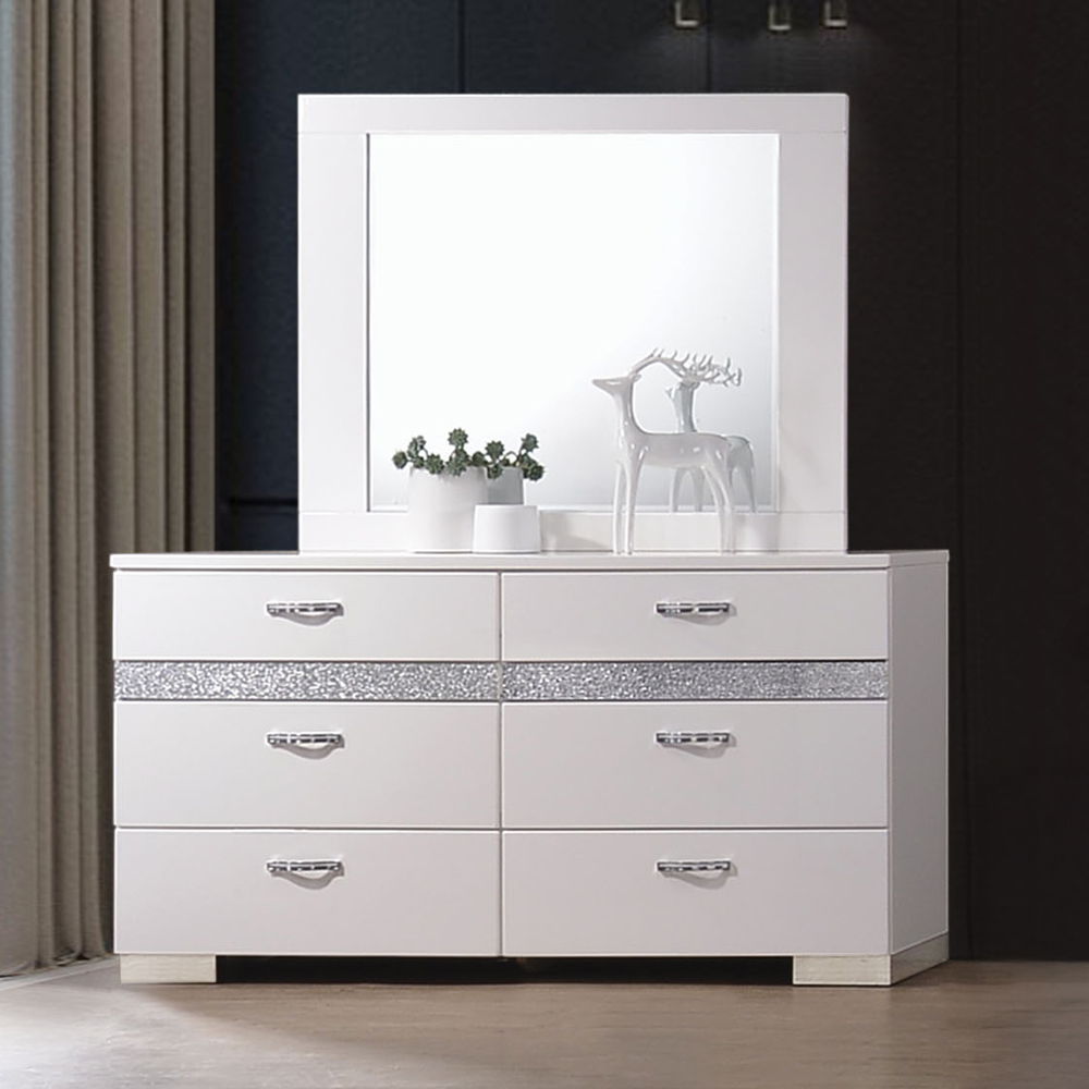 Naima II - Dresser - White High Gloss