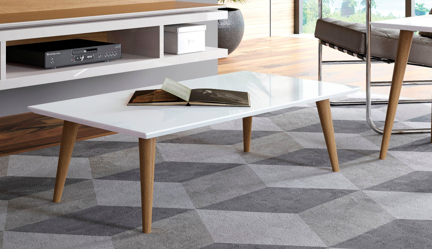 Manhattan Utopia - Rectangle Table - White