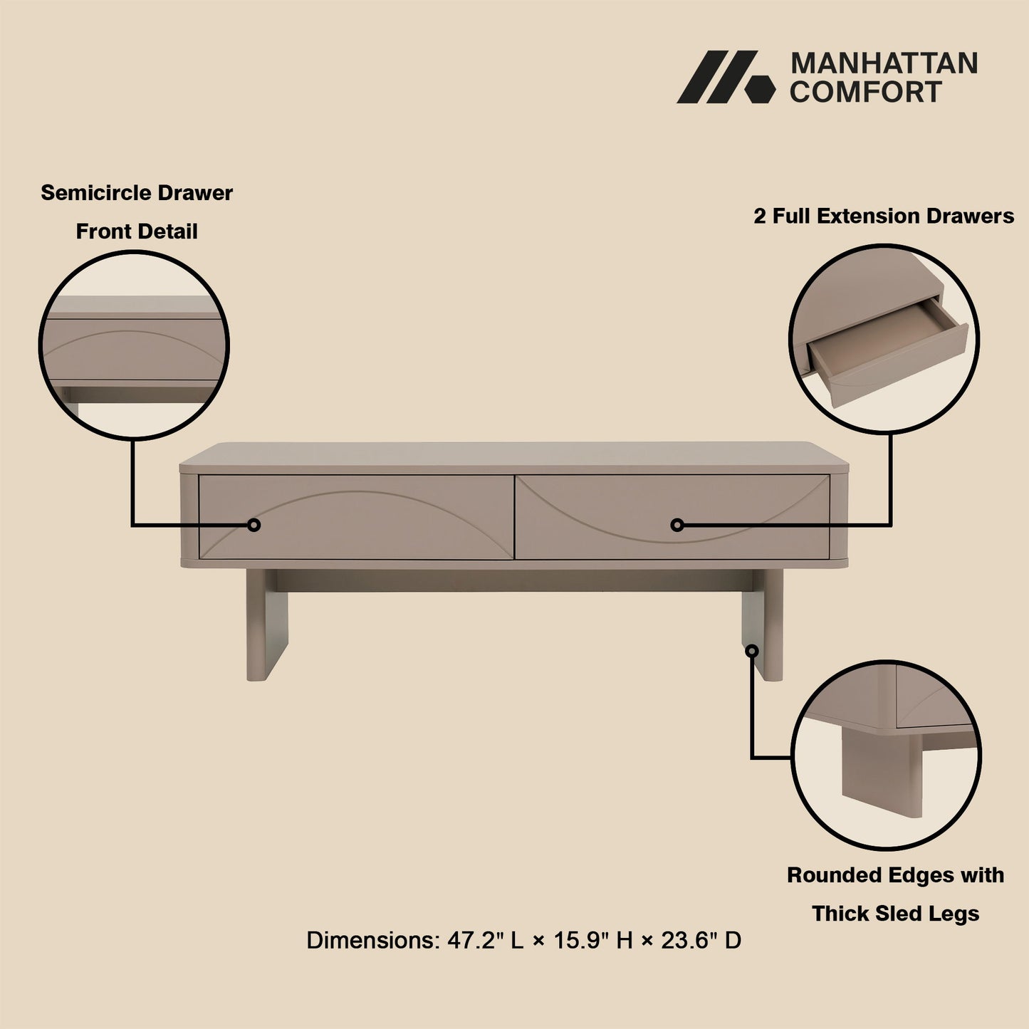 Manhattan Ella - Coffee Table