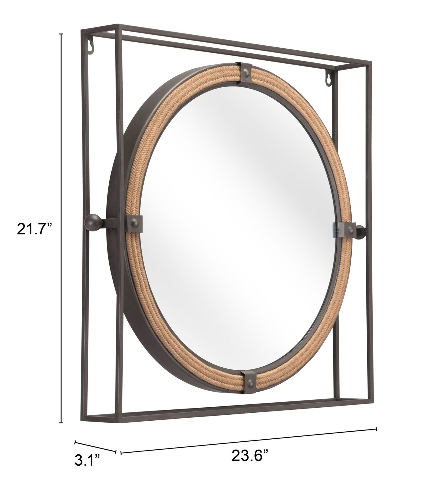 Capell - Mirror - Gray