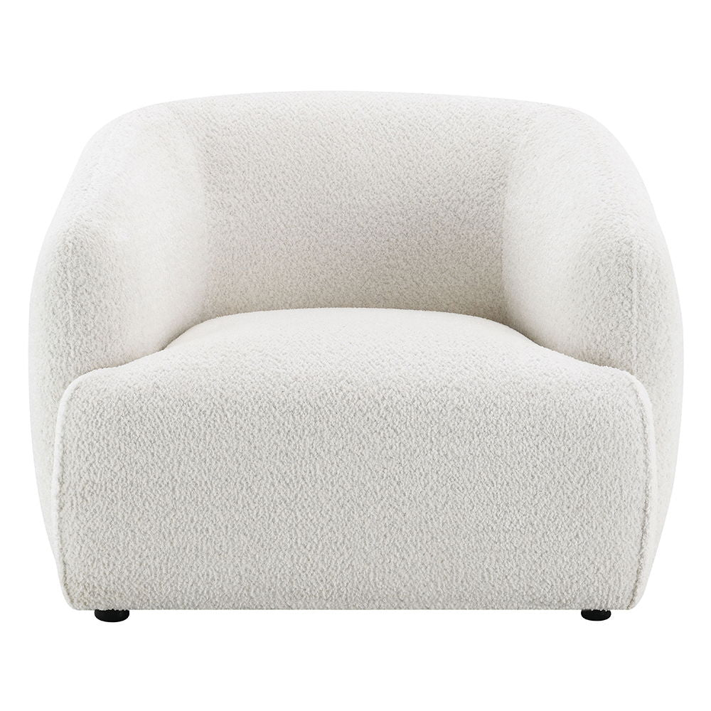 Lucifer - Chair - White Shimmer Chenille