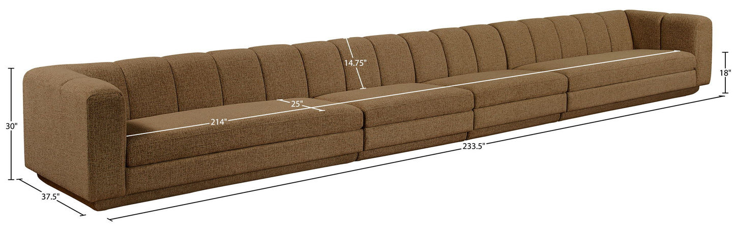 Modari - Sectional - Brown
