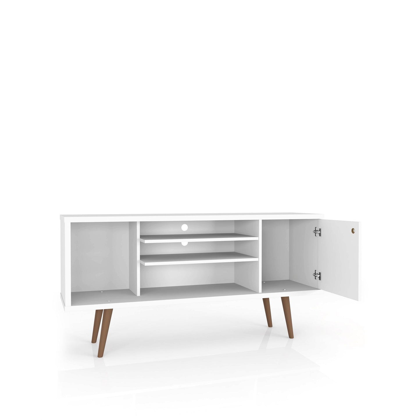 Manhattan Liberty - 53" TV Stand With White Frame