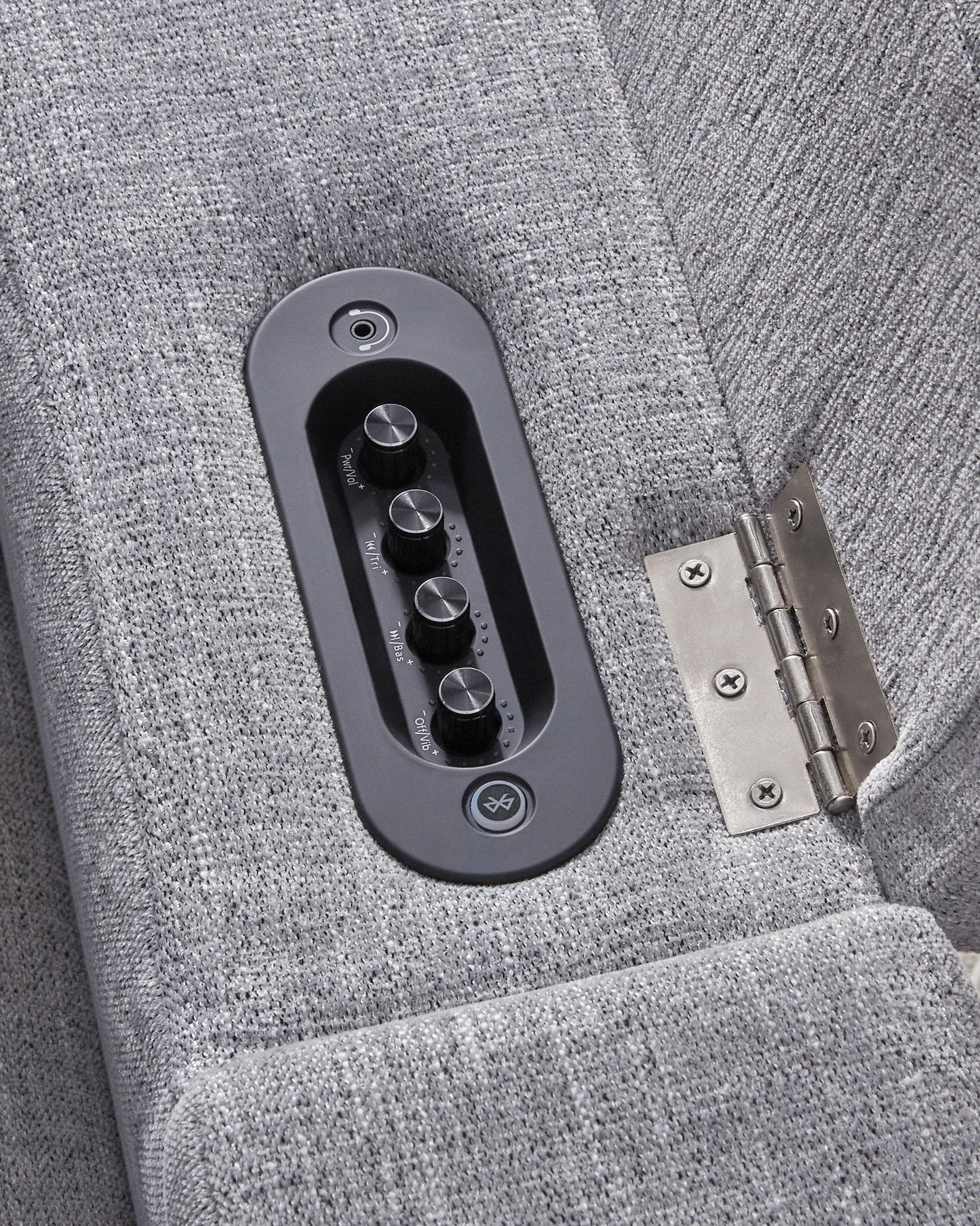 Pineland - Glider Power Recliner With Audio System - Pewter