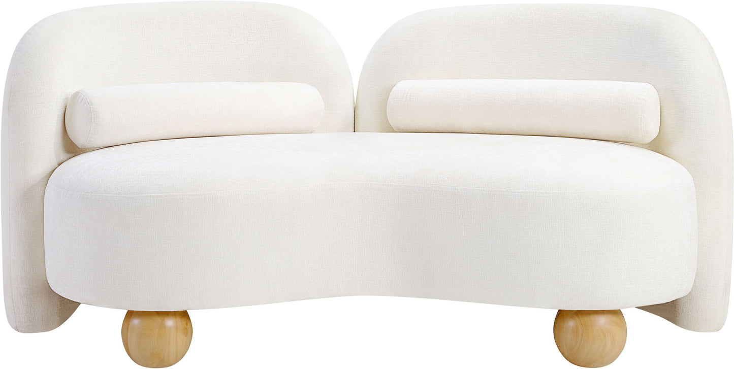 Daphne - Chenille Loveseat