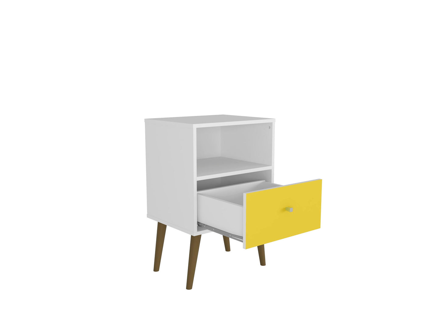 Manhattan Liberty - Nightstand Wtth White Frame