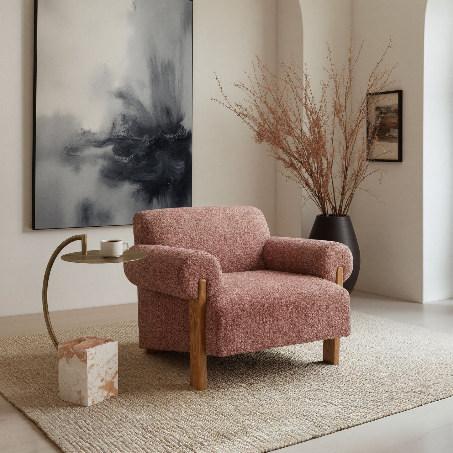 Voler - Side Table - Brass