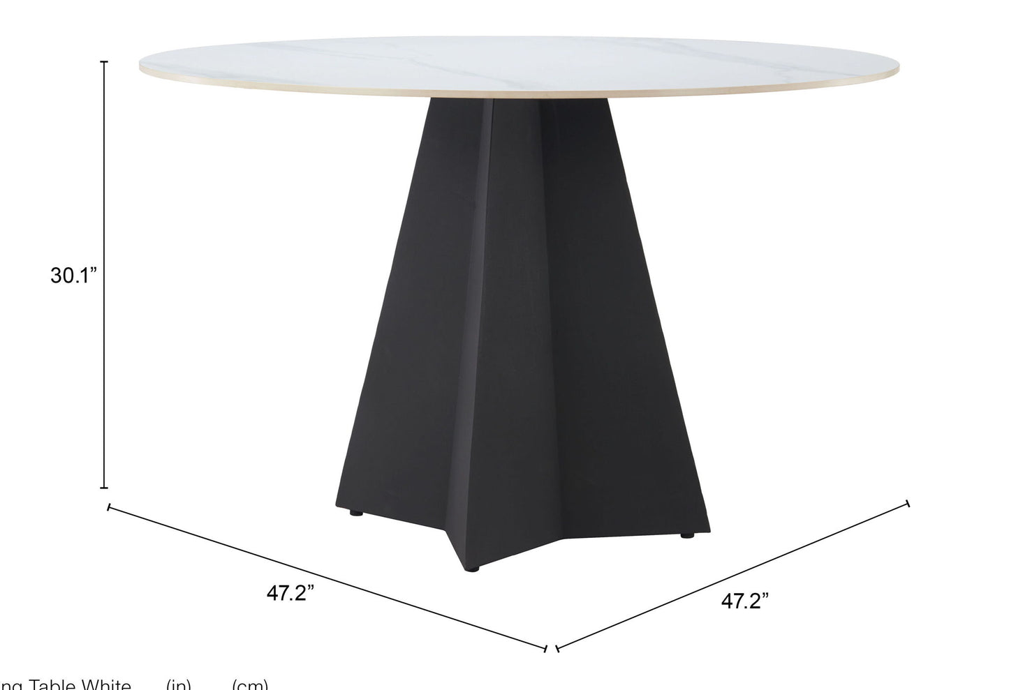 Izar - Dining Table - White