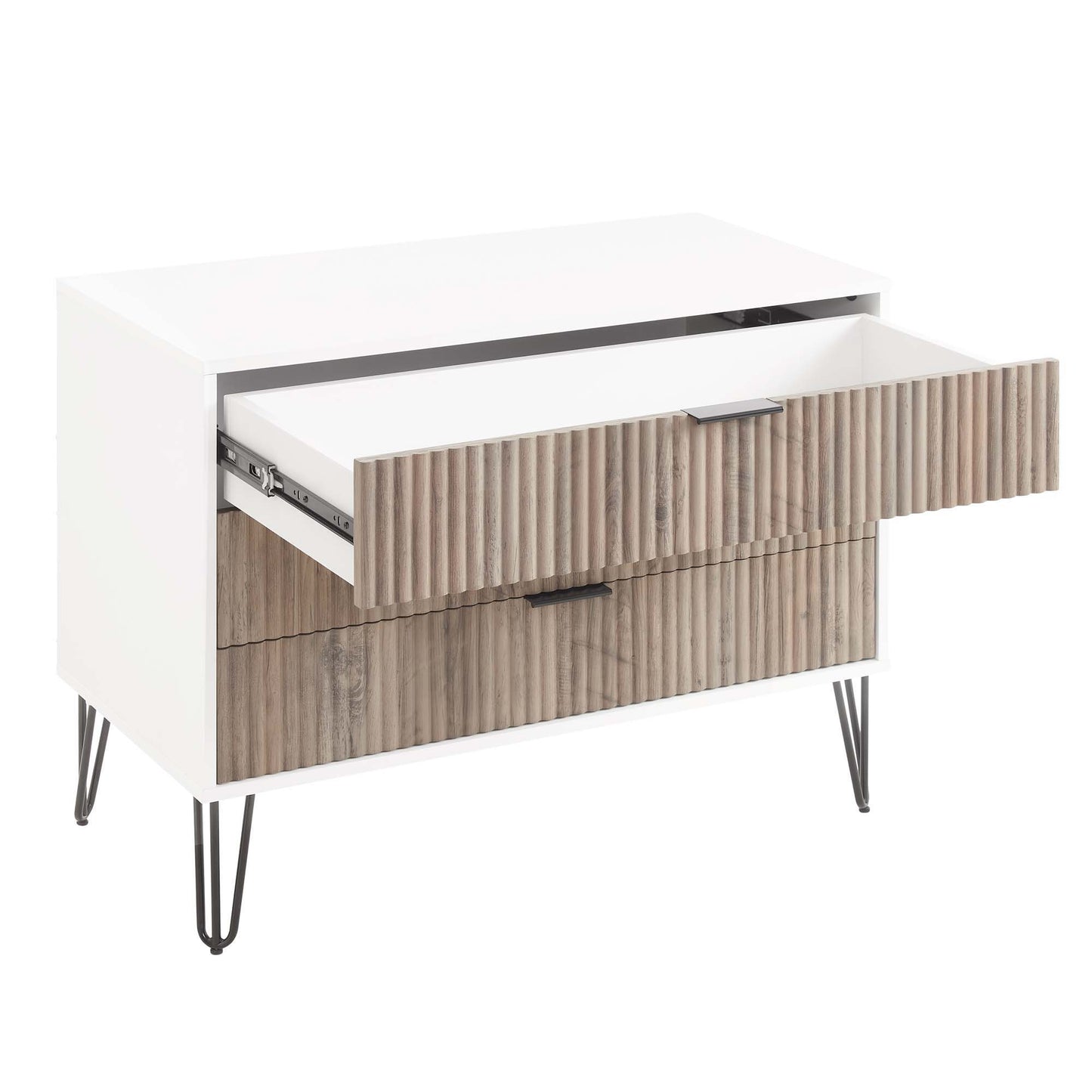 Dumbo - Dresser - Rustic Gray And White