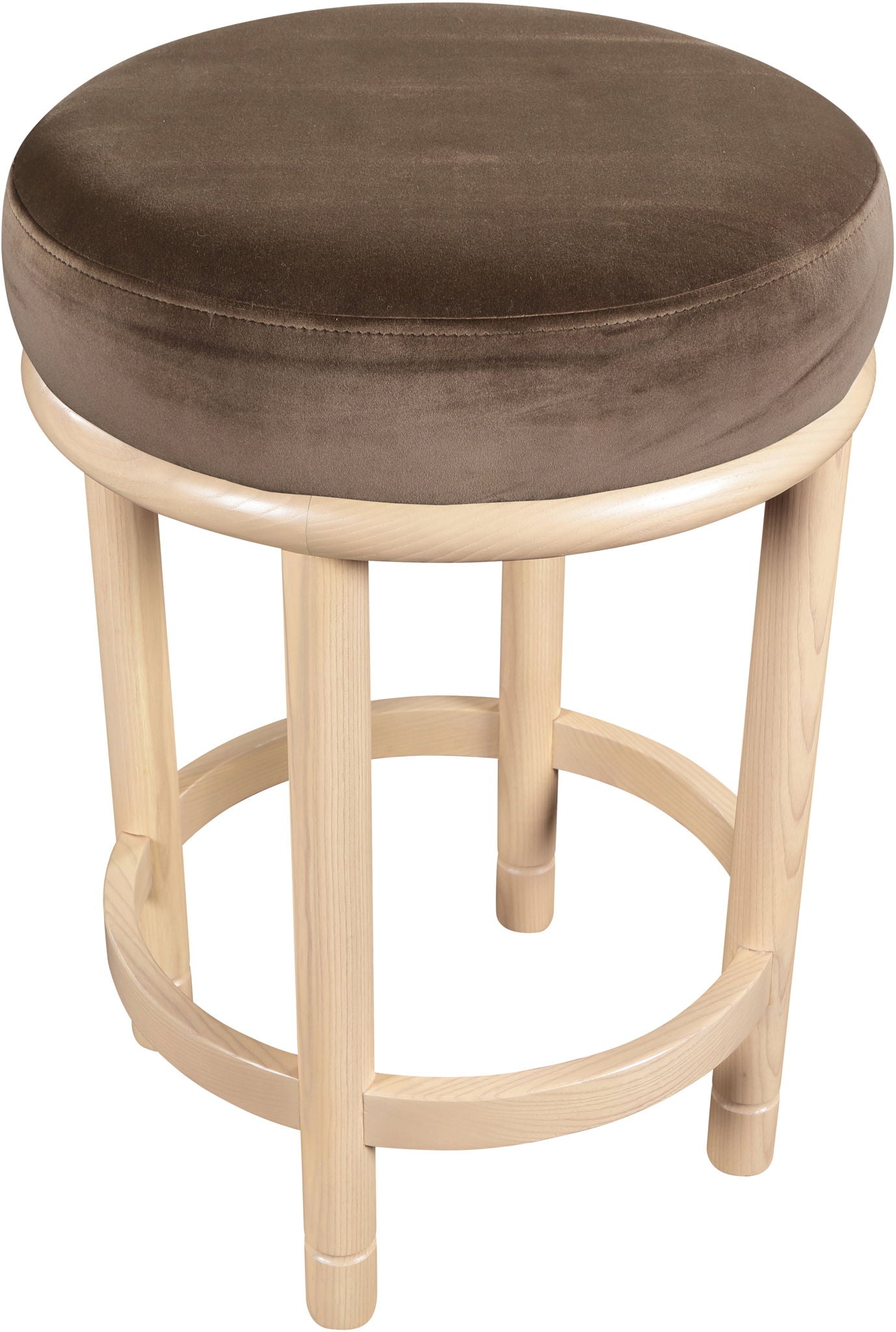 Monette - Counter Stool With Natural Base