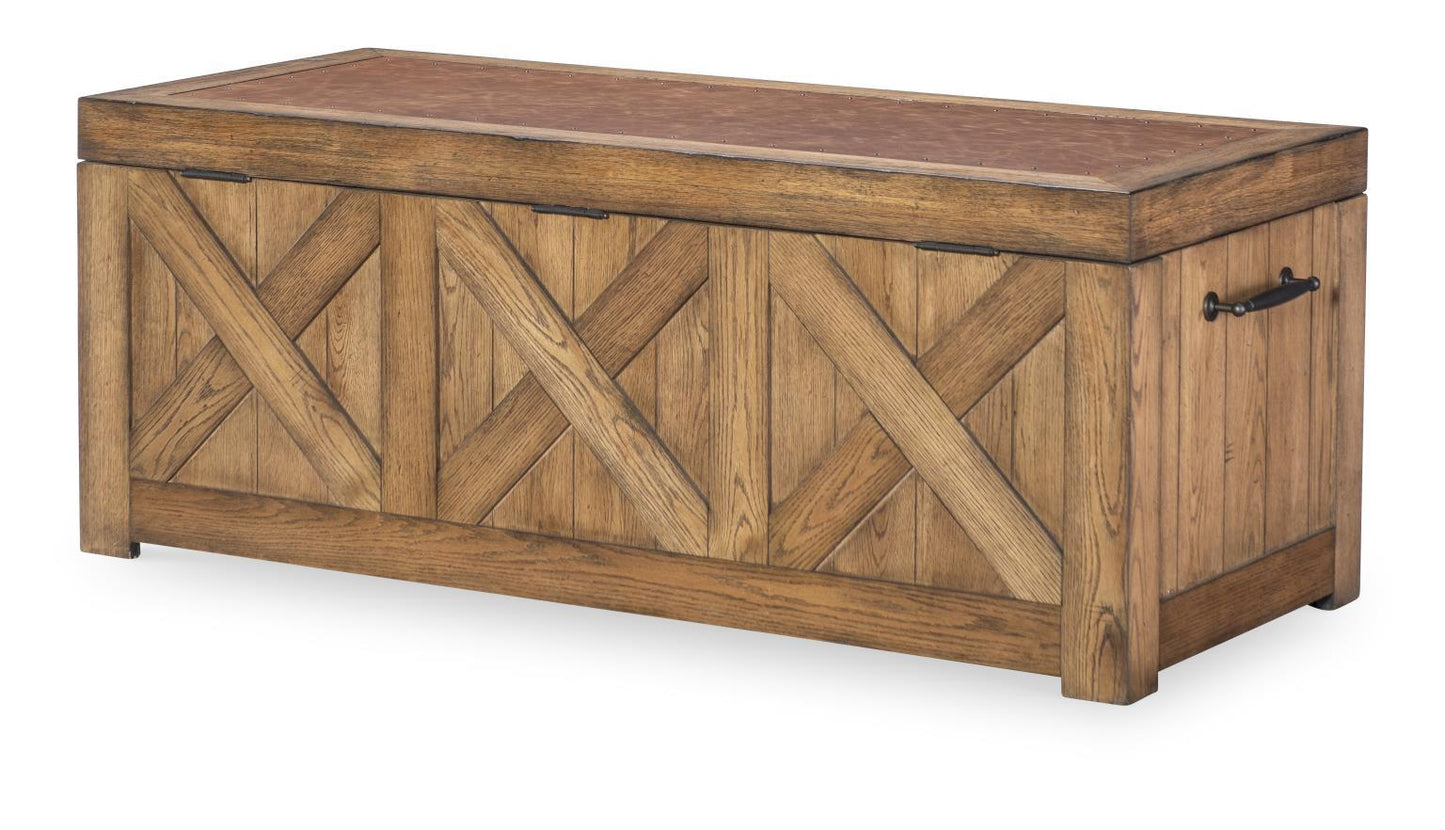 Vintage Market - Captains Truck Cocktail Table - Barnwood Oak