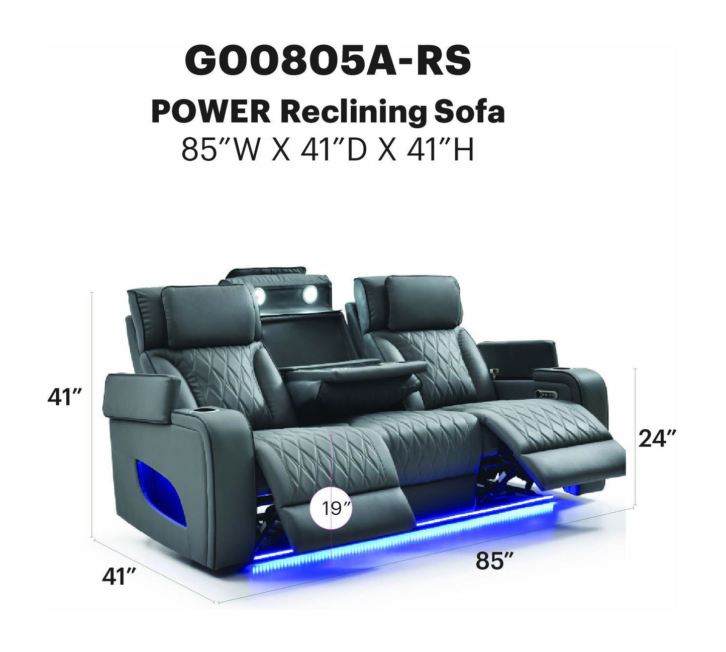 Glory Furniture - Lumin - Sofa