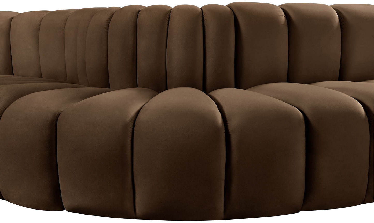Arc - Velvet 5 Piece Modular Sofa