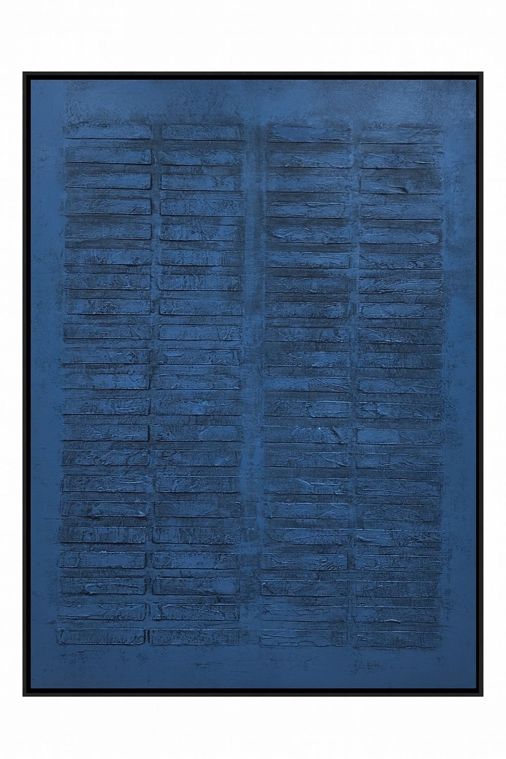 Framed Canvas Cobalt Box - Black