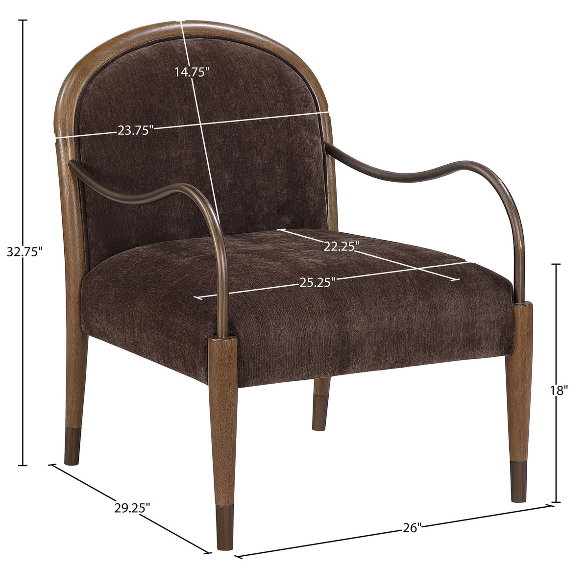 Cambria - Fabric Upholstered Accent Chair