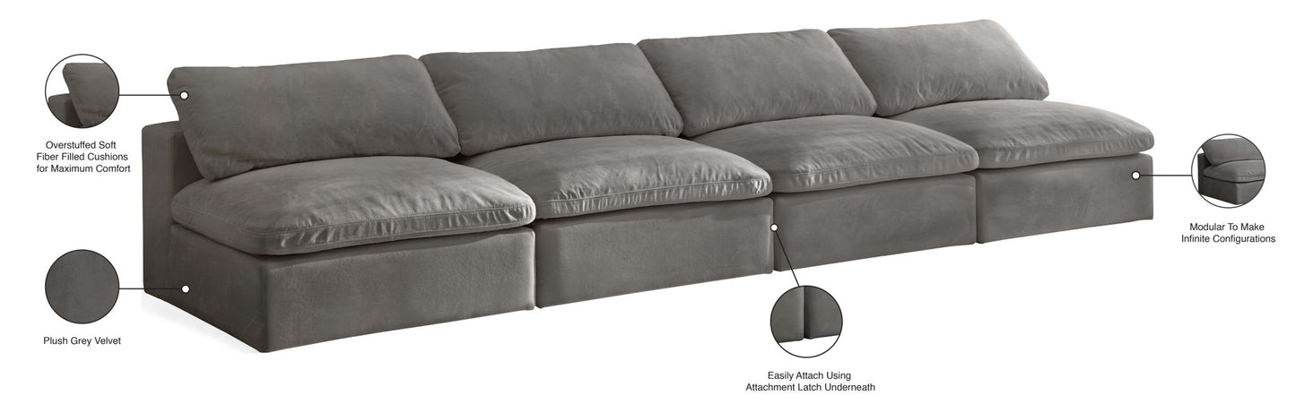 Cozy - Modular Armless 4 Seat Sofa