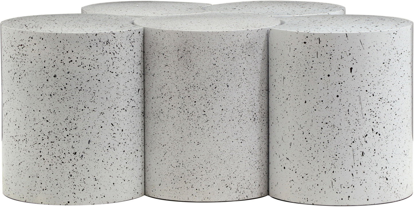 Dimple - 5 Piece Modular Coffee Table - Terazzo Finish