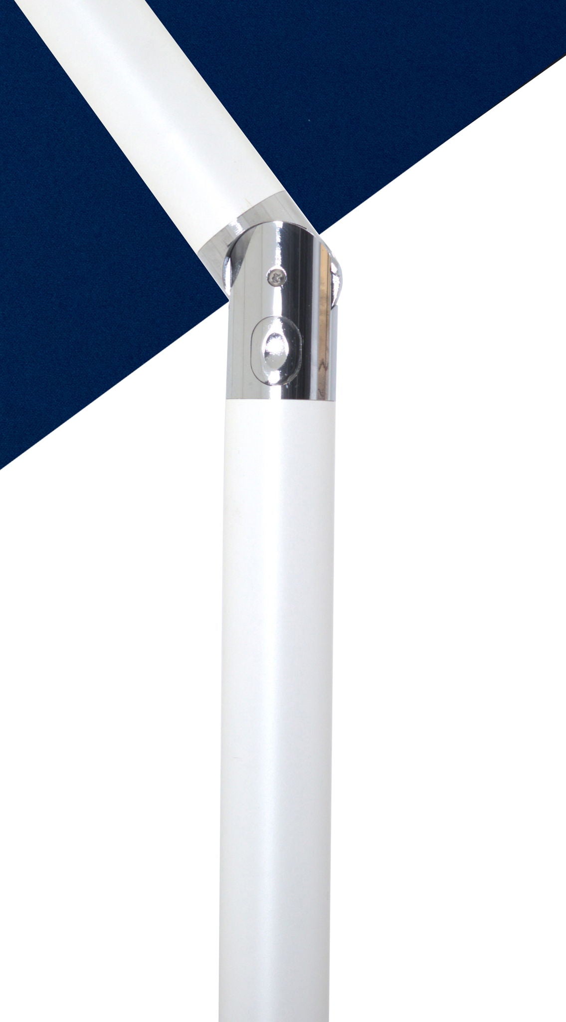 Amalfi - Aluminum Patio Umbrella - Black Base / White Pole