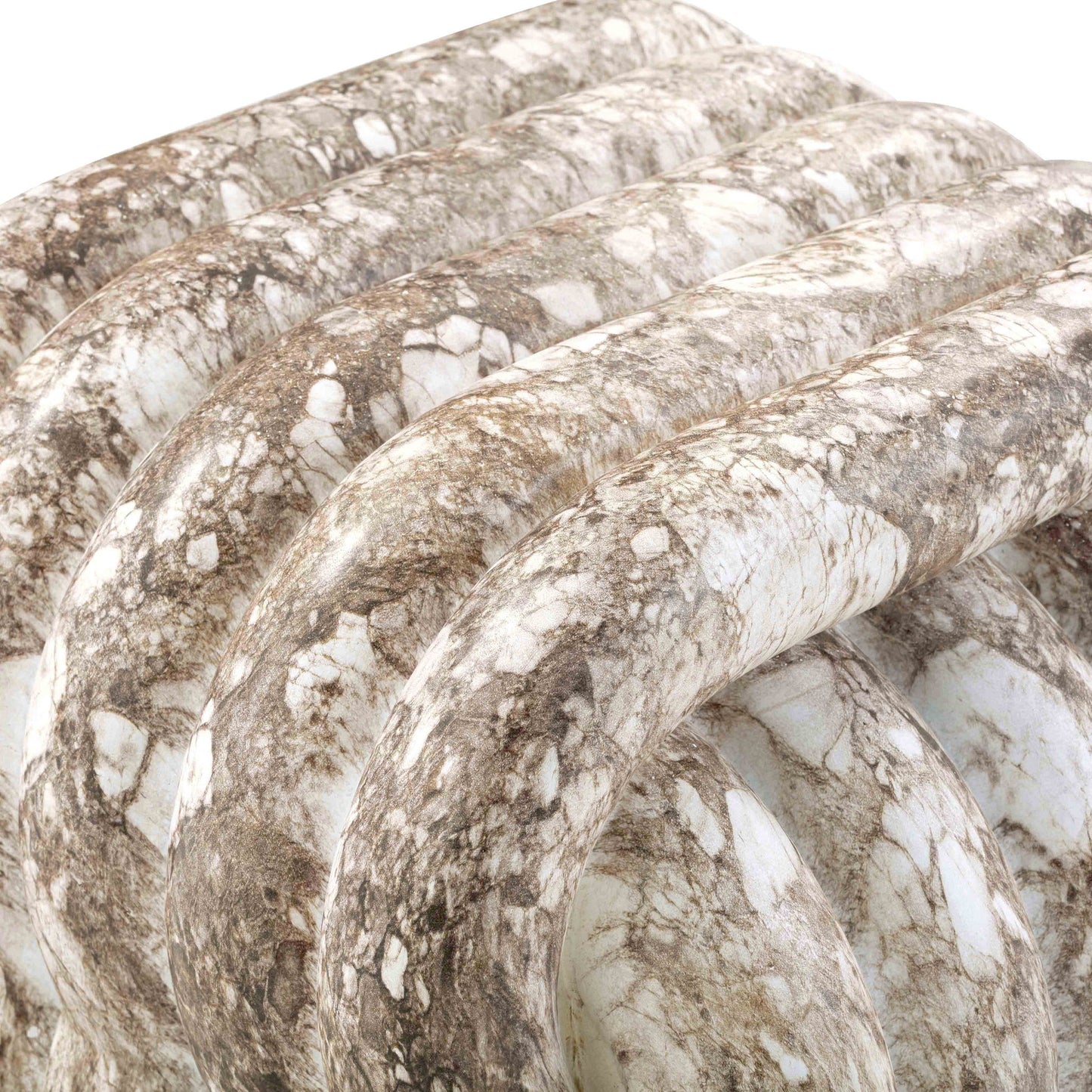 Love Knot - Faux Marble Indoor / Outdoor Accent Stool