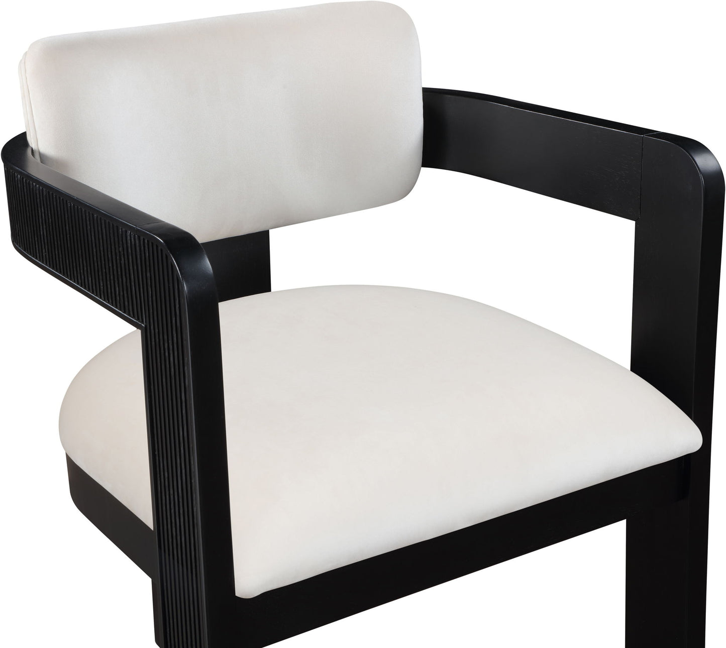 Sacha - Velvet Dining Chair With Black Base (Set of 2)
