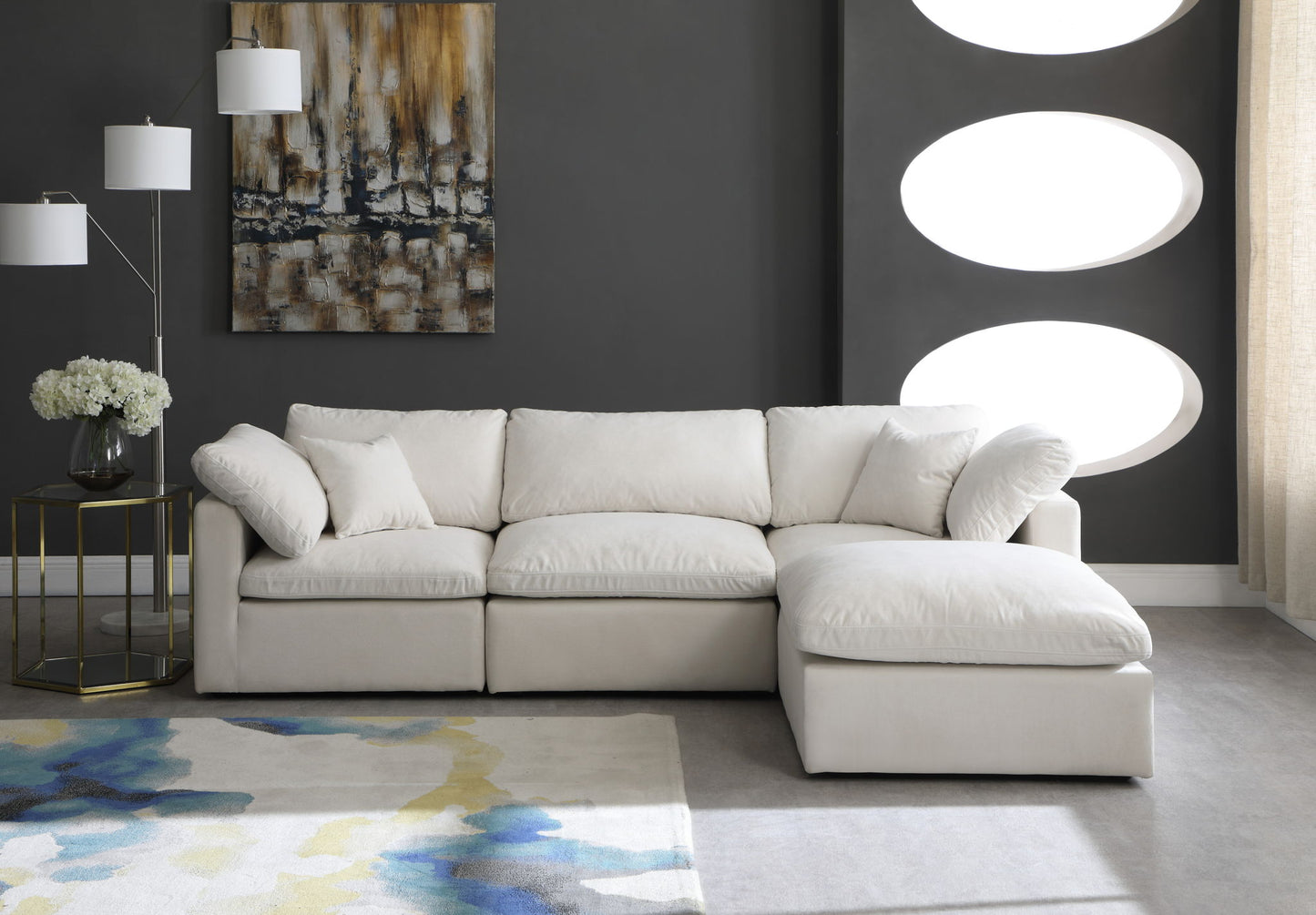 Plush - 4 Piece Modular Sectional