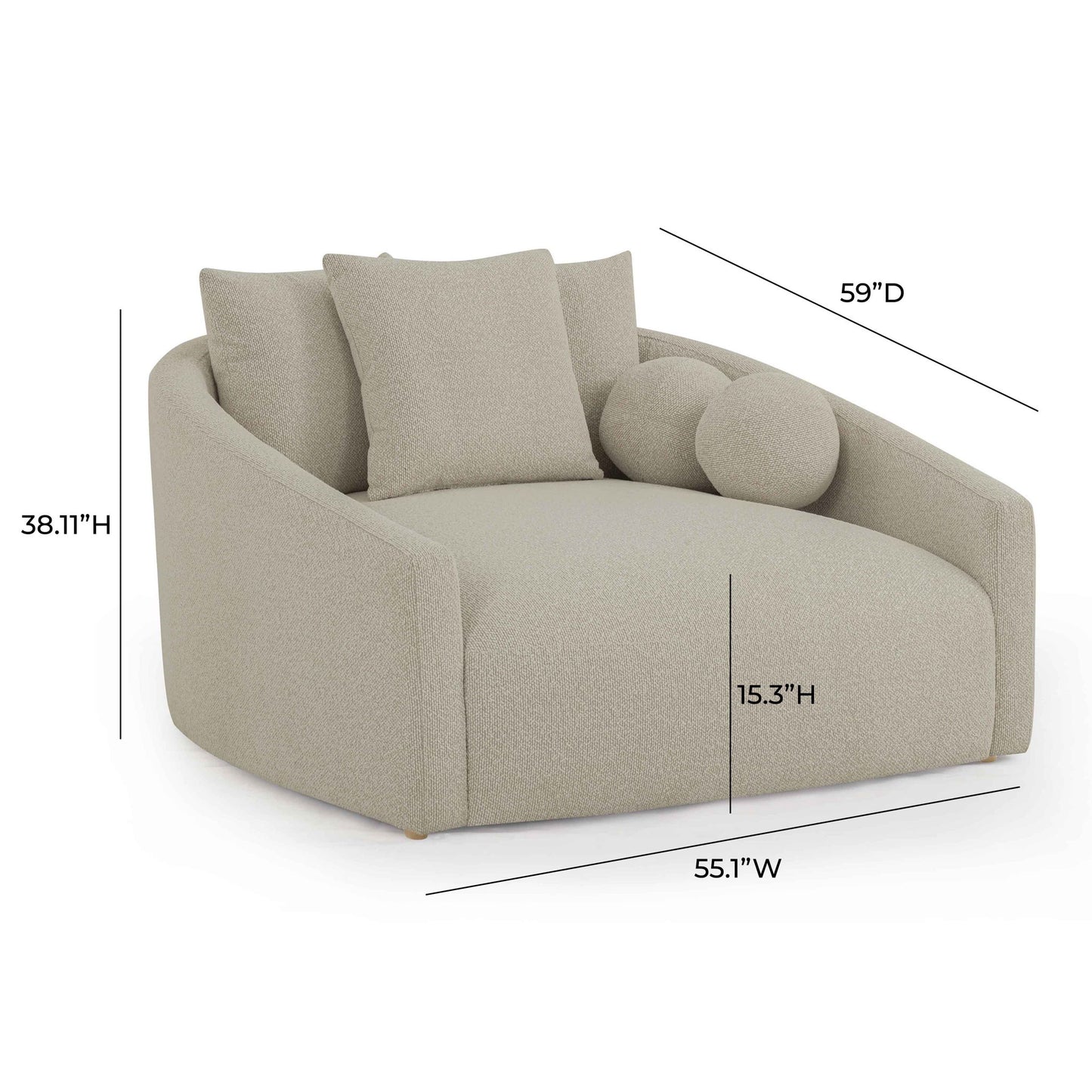 Hanim - Boucle Daybed