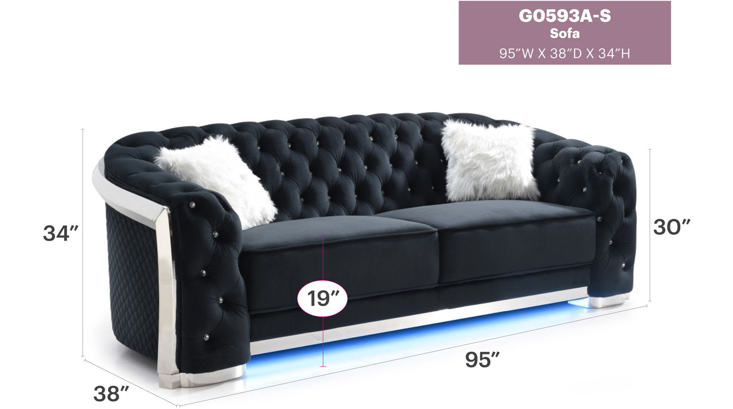Glory Furniture - Sapphire - Sofa