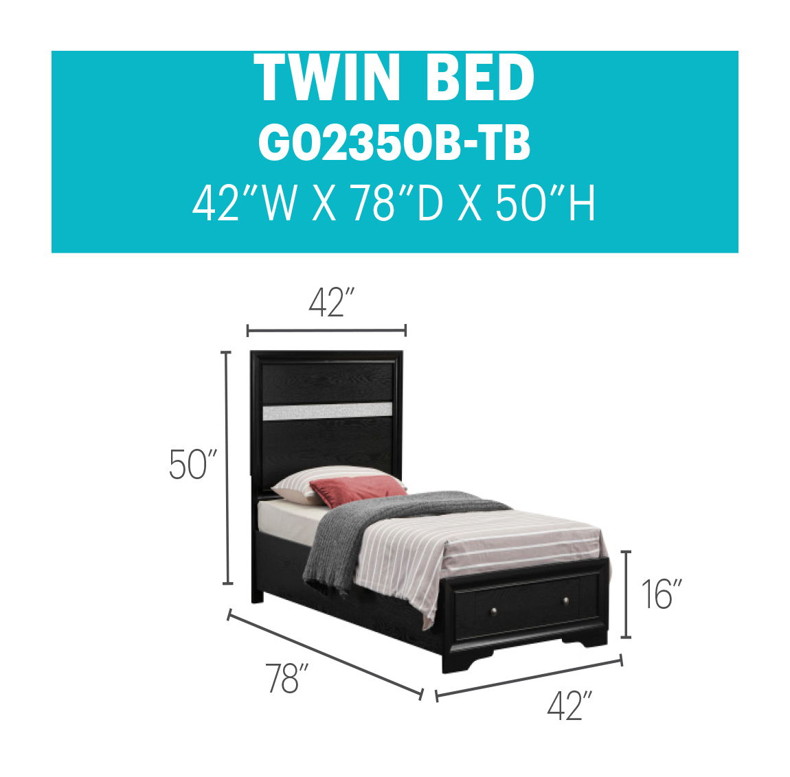Glory Furniture - Madrid - Bed