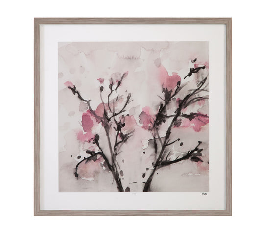 The Blossoms II Framed Print - Pink
