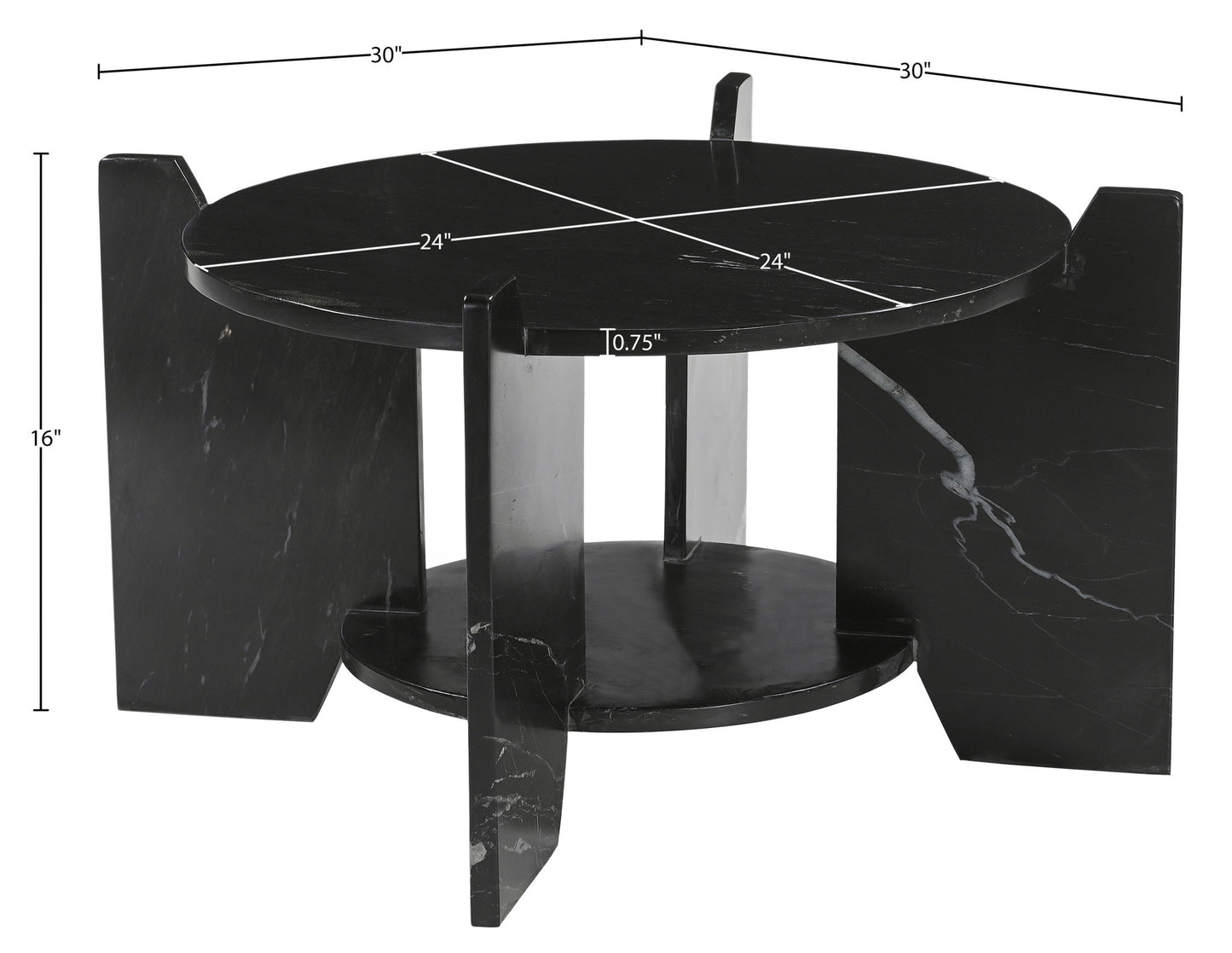 Soriano - Genuine Marble Table