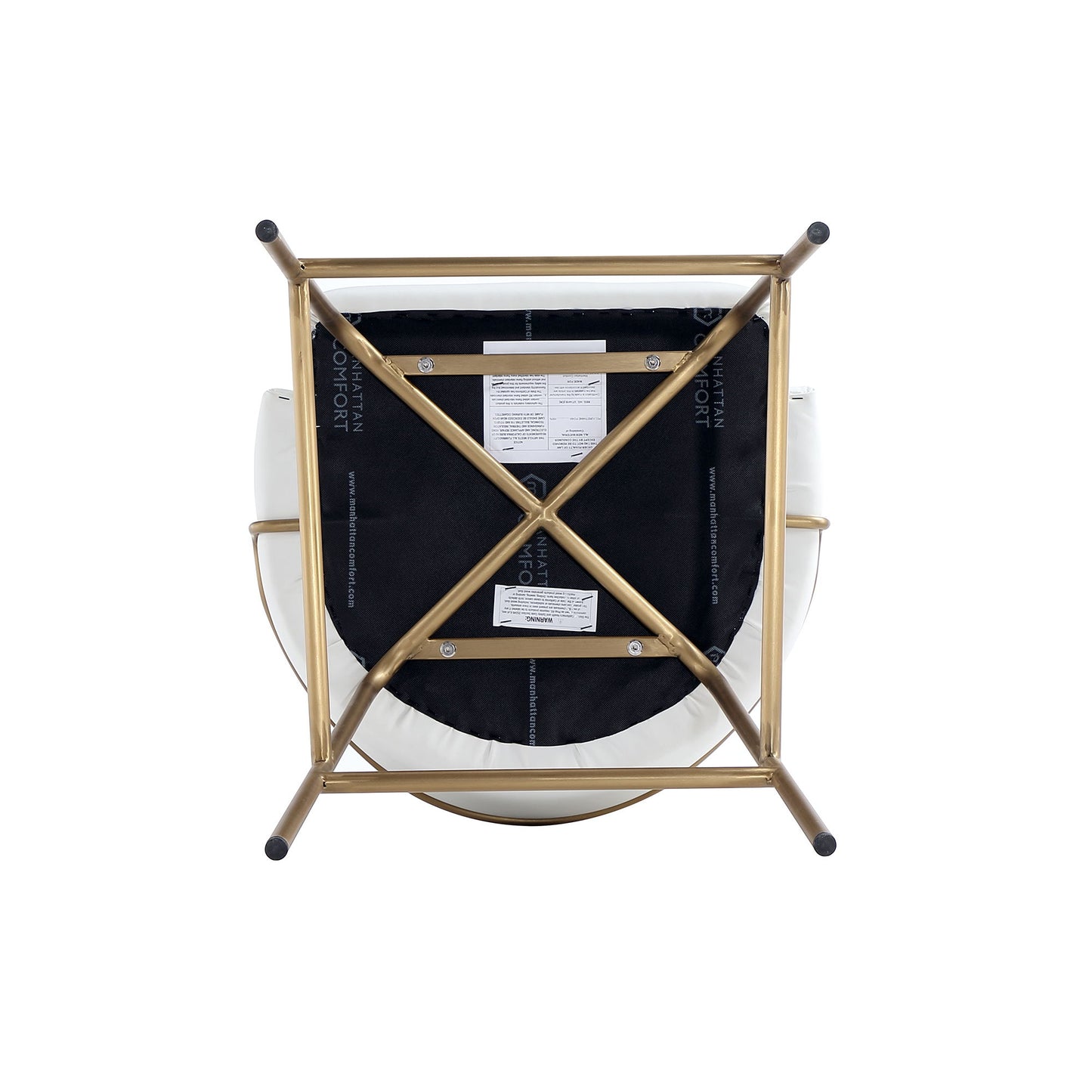 Manhattan Gracie - Counter Stool With Gold Base